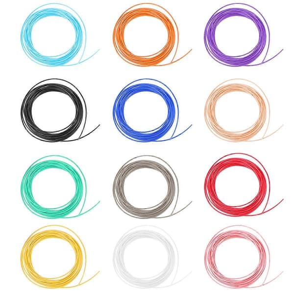 Pen og Refills 3D-printpen Refill til 3D-printer 1,75 mm 5 m God sejhed 10 stk.