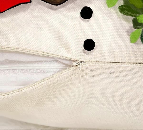 Julepudebetræk 45x45 cm, sæt med 4 julepynt pudebetræk til sofa