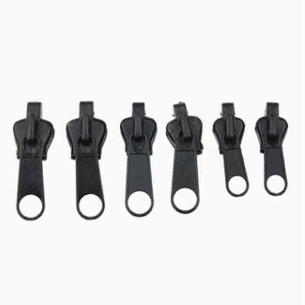 6 st Instant Fix Dragkedja Universell Dragkedjereparationssats 6 Storlekar Slider Tänder Räddningsdragkedjor För Sy Kläder-ZZY