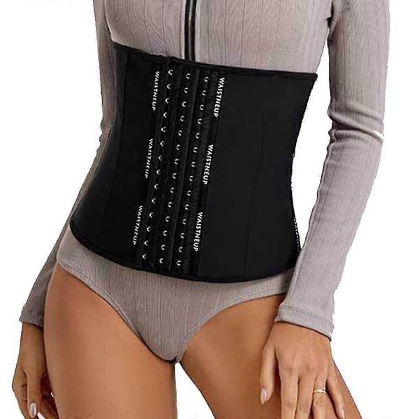 Taljetræner til kvinder Korset Taljetræner Latex Cincher,s