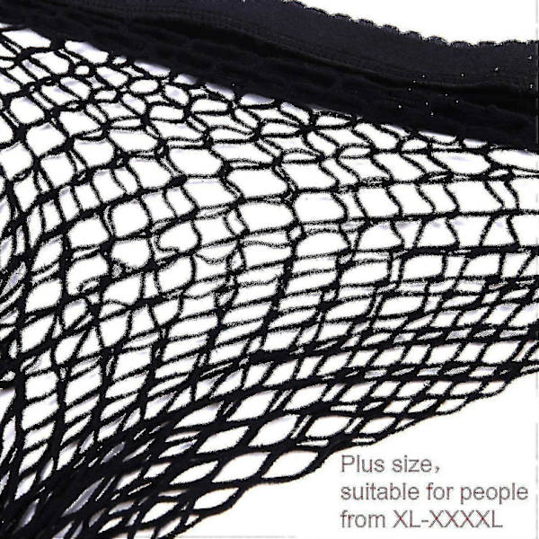 Fishnet Strømper Plus Size Sexy Fishnet Strømper Strømper Fishnet Kryds Mesh Strømper Til Kvinder (4 Par Sort)
