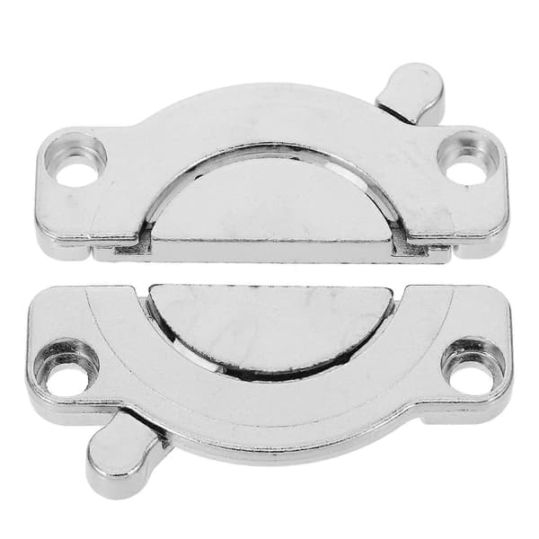 Matbordslås Kopplingar Bordsspänne Kraftig Hemmabrukare Möbelmontering Silver 7,9x6,6x1 cm Stabil Montering 1 Set