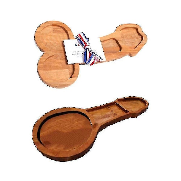 Aperitiffbrett Morsom Haneformet Brett Tre Hjemmedekorasjon Bord Snacks Dessert Kake Serveringsbrett 40cm Håndverk Ornament
