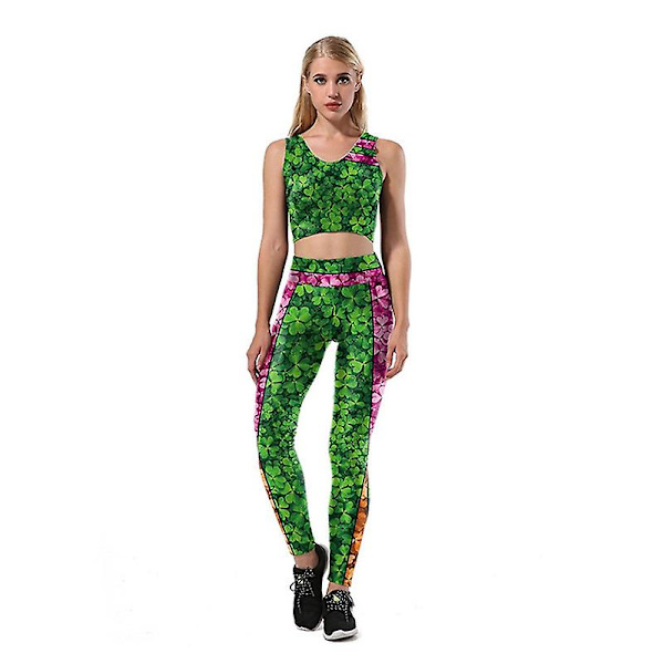 Naisten tytöille tarkoitetut urheiluliivit ja leggingsit, jotka tukevat joogaa Tommy Controlilla COLOR 4(TOP) M