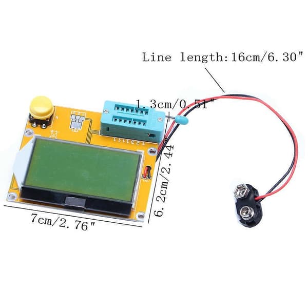LCR-T4 Transistor Tester Diode Triode Kapasitans ESR for LCR Meter MOS PNP NPN