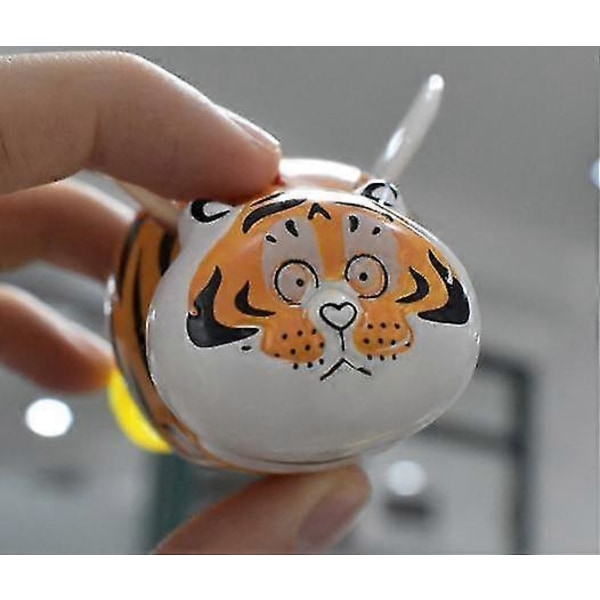 Jeg Er Ikke Fed Tiger Flyvende Tiger Nøglering Vedhæng, Strækker Sig Vil Flyve Vinger