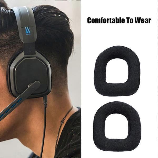 Skum Ørepuder Ørepude Svamp Pude Elastisk Hovedbøjle Bjælke til Logitech Astro A10