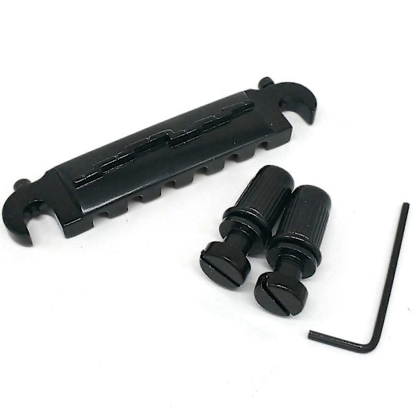 Elektrisk Gitarrbro All-in-One Bro Svansstycke Gitarr Rullsadel Bro, för LP Elektrisk Gitarr
