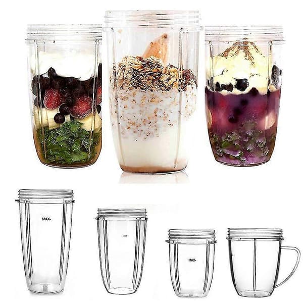 Erstatningskop til Nutribullet reservedele 18/24/32oz til Nutri Bullet 600w og 900w 18OZ with Handle