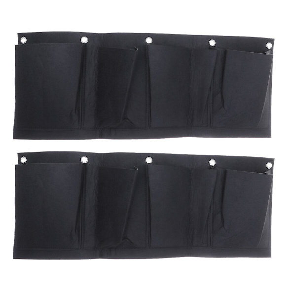 2st 4 påsar Väggmonterade planteringspåsar Creative Wall Planter Krukpåsar