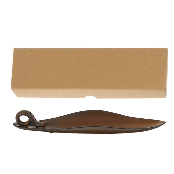 Keramisk Aromaterapi Brænder Røgelsespindeholder Traditionel Stil Meditationsrum 23x4.9cm 1 stk
