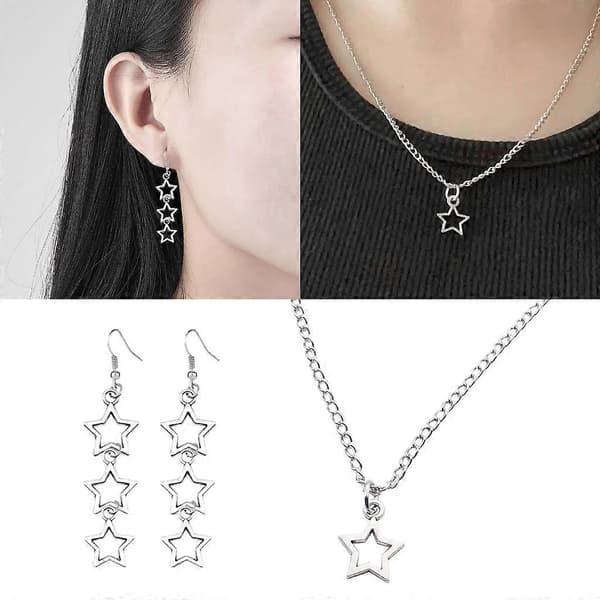 Hule Stjerne Vedhæng Kæde Charms Chokers Mode Halskæde til Kvinder Piger Gave