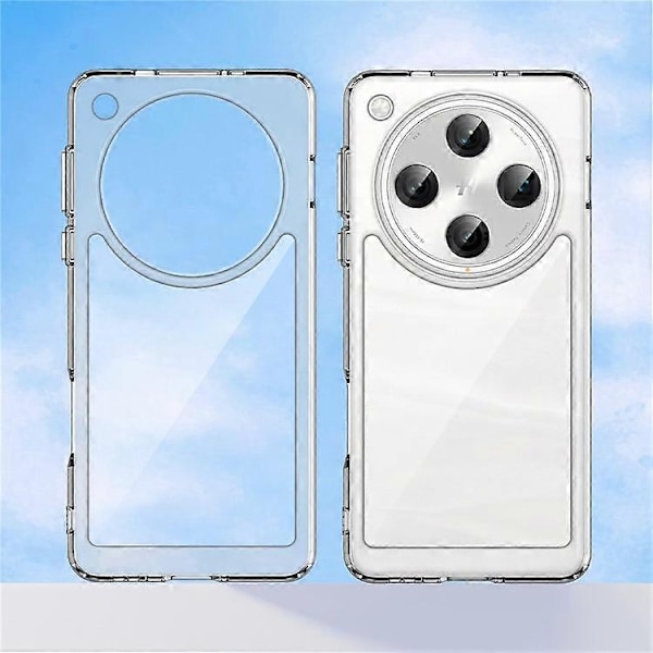 Yhteensopiva Oppo Find X8 5G / Find X8 Pro 5G -puhelinkuori TPU + Akryyli Suojaava Läpinäkyvä Transparent