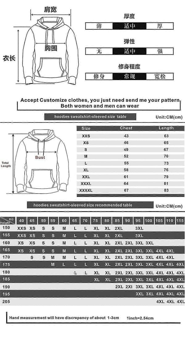 stranger things anime zip-up hettegenser langermet avslappet oversized sweatshirt White 2 XXL