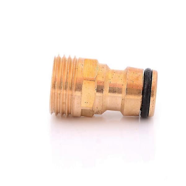 1/2\" gevind messing vandhane adapter haveslange hurtig rørforbindelse fitting Hfmqv