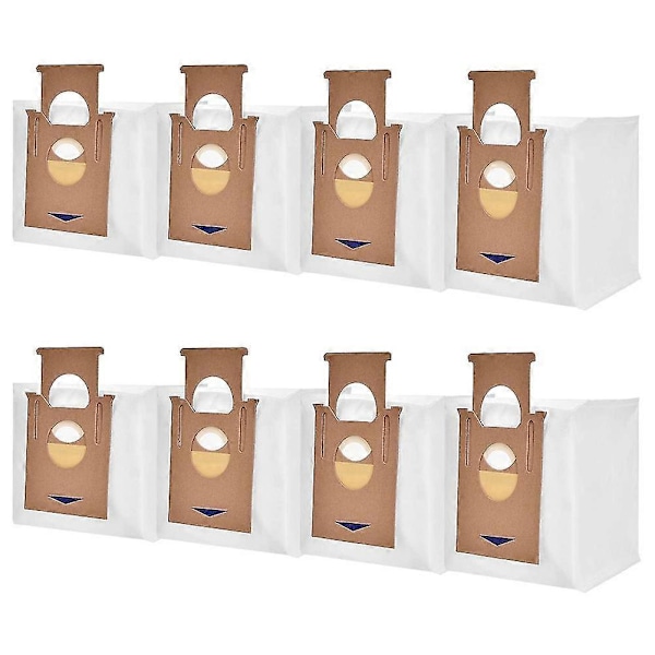 8-pack dammsugarpåsar för Deebot Ozmo N8 920 950/t5 T8 T9-serien Dx93 Ddx96 robotdammsugare (haoyi