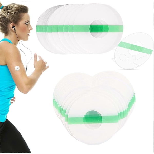 Freestyle Libre Sensor Skydd, 30 st Vattentäta Libre Sensor Skydd, Runda Freestyle Libre Sensor Klistermärken Självhäftande Libre Sensor Plåster för Långvarig Användning