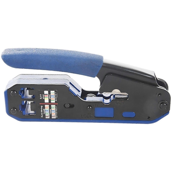 Rj45 Verktyg Nätverkskrimp Kabelskalare Tång för Rj45 Cat6 Cat5e Cat5 Rj11 Rj12 Anslutning (haoyi