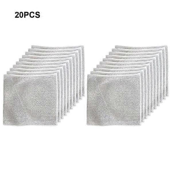 20x Grå Multifunktionella Metalliska Disktrasor Premium Nylon
