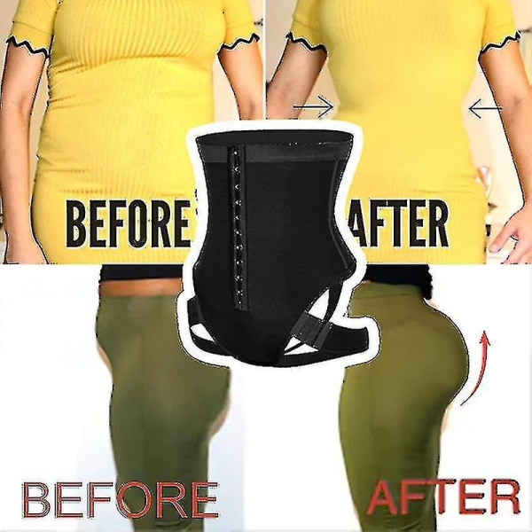 Tflycq Cuff Tummy Trainer Kvinna Exceptionell Shapewear 2-i-1 hög midja Höftlyftande byxor 6XL