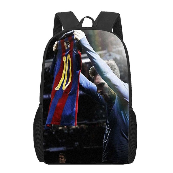 Football-star-messi Skolväskor För Pojkar Flickor 3d Print Skolryggsäckar Barnväska Dagis Ryggsäck Herr Barn Mochila Ha0812216c