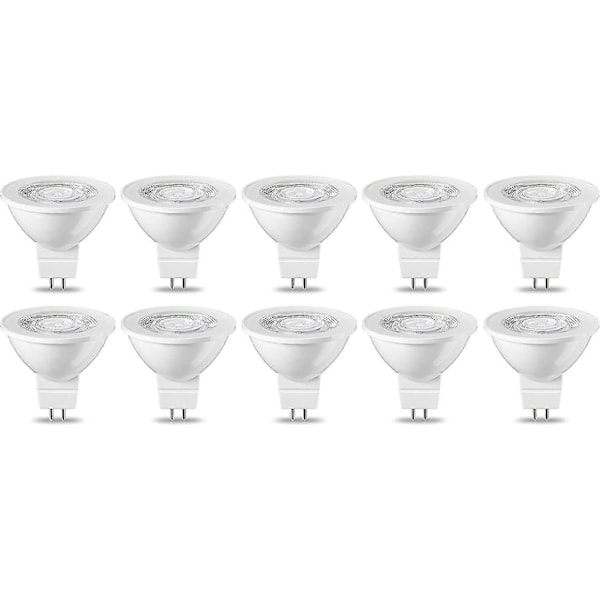 10 st Basics Gu5.3 Mr16 5w (35w motsvarande) LED-spotlight, varmvit, ej dimbar [Energiklass G]