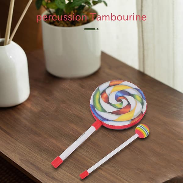 Kids Percussion Lollipop Tromme, 6 tommer