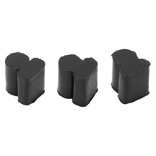 3 stk. Ventilrotor Støtfanger Gummi Buffring Stopp Instrument Tilbehørssett for Valthorn