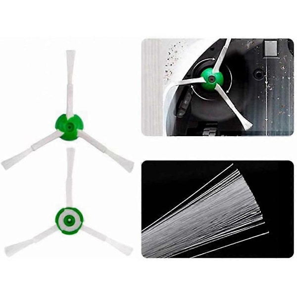 Sidebørster HEPA-filtre til iRobot serie i7 i7+ e5 e6 Robo Baffle