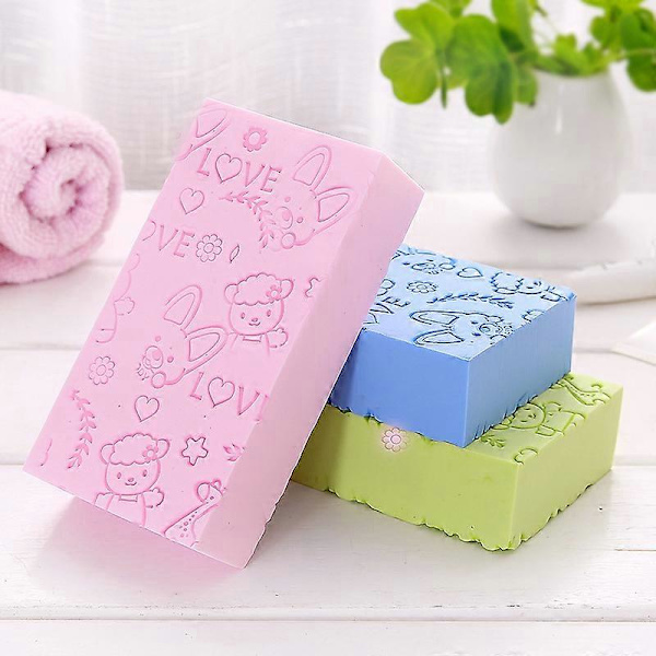 Exfolierande badsvamp för dusch - 2 st