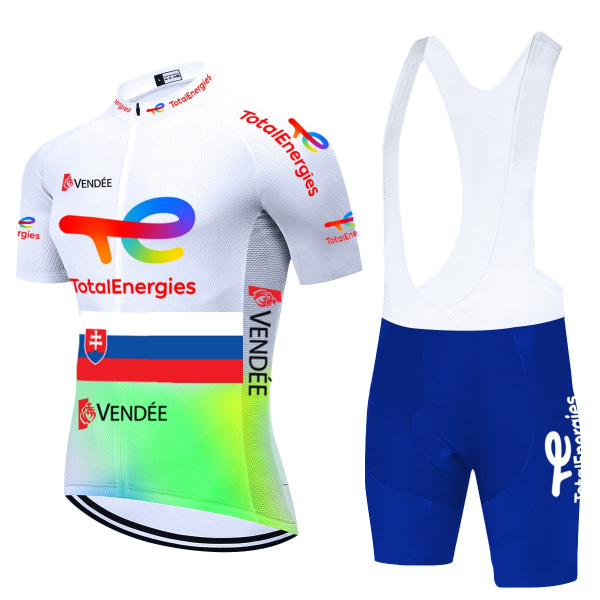 Total New Energies Equipacion Ciclismo Verano Hombre Kesäpyöräilypaita Miesten Roupa Ciclismo Masculino 20D Pyöräilyvaatteet 2022 Cycling Clothing 1 L