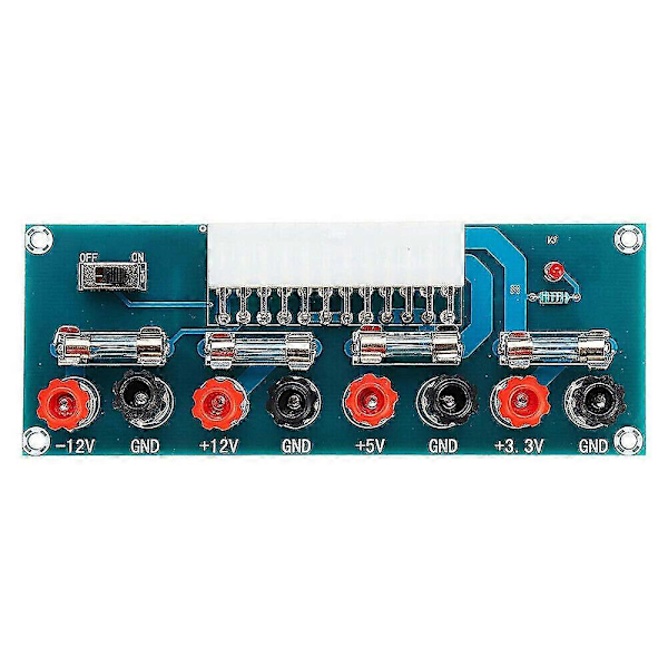24 Pins Atx Benchtop Board Computer Pc Strømforsyning Breakout Adapter Modul (haoyi
