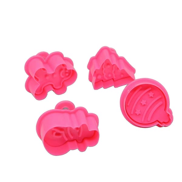 4 stk. sæl-småkageform 3D-form