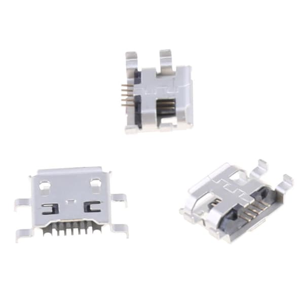 10 kpl Micro USB Type B Naarasliitin 5Pin 0.72mm Puhelin Tablet Cha:lle
