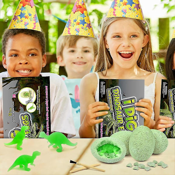 Dino Dig Kit Dinosaurie Utgrävning Kit För Barn Arkeologi Dig Kit Vetenskapliga pedagogiska stamleksaker Födelsedagspresenter till julklapp