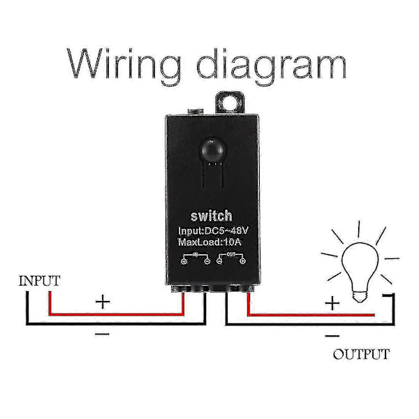 433 MHz:n langaton kauko-ohjainkytkin, DC12V/24V/48V/72V 40A rele RF-kytkin 100 metrin pitkällä kantamalla R-M
