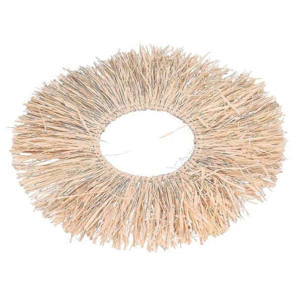 Väggdekoration i raffia - Texturerad, portabel och miljövänlig