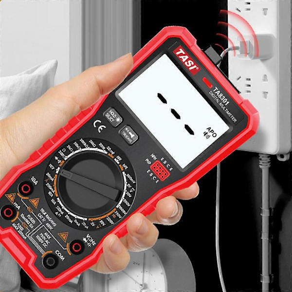 LCD Digital Display Multimeter Amperemeter Testare DC Ström Krets Spänningsdetektering