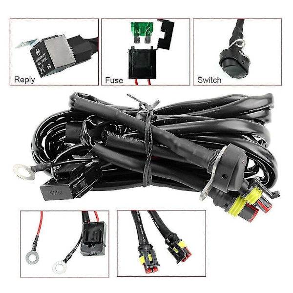 Motorsykler LED Tåkelys Ledningsnett for R1200GS /ADV F800GS