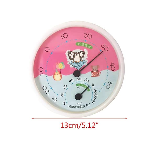 Bordsplacerad analog termometer hygrometer för inomhusbruk, hem, babyrum, hög noggrannhet