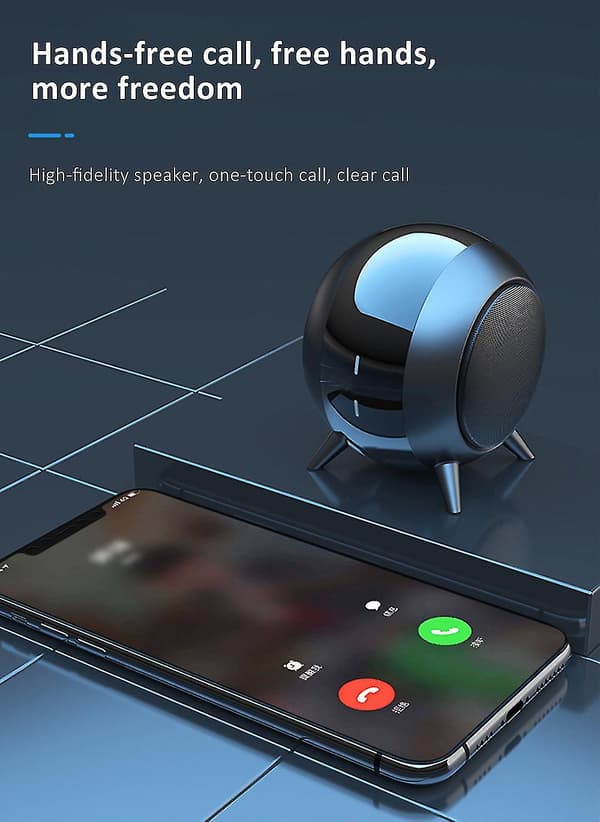 Trådløs Bærbar Bluetooth Højttaler High Definition 3d Hifi Surround Afspiller