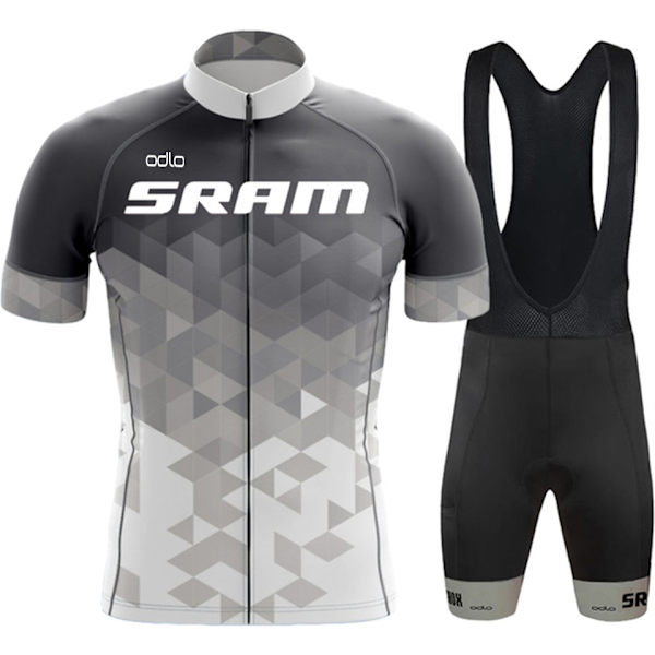 SRAM Cykelkläder Herr Sommar Herr Set 2023 Mtb Outfit Set Sportswear Shorts Uniform Jersey Byxor Man Kläder Skjorta Haklapp Lavender XS