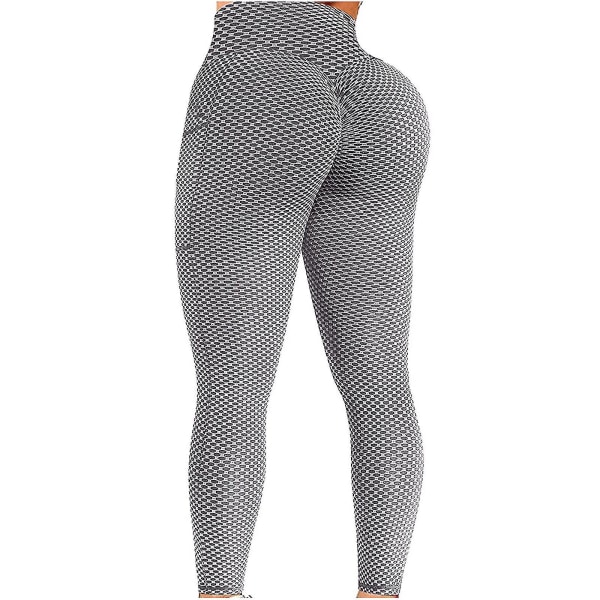 Tflycq Naisten Stretch Jooga Leggingsit Fitness Juoksu Kuntosali Urheilu täyspitkät aktiivihousut Gray M