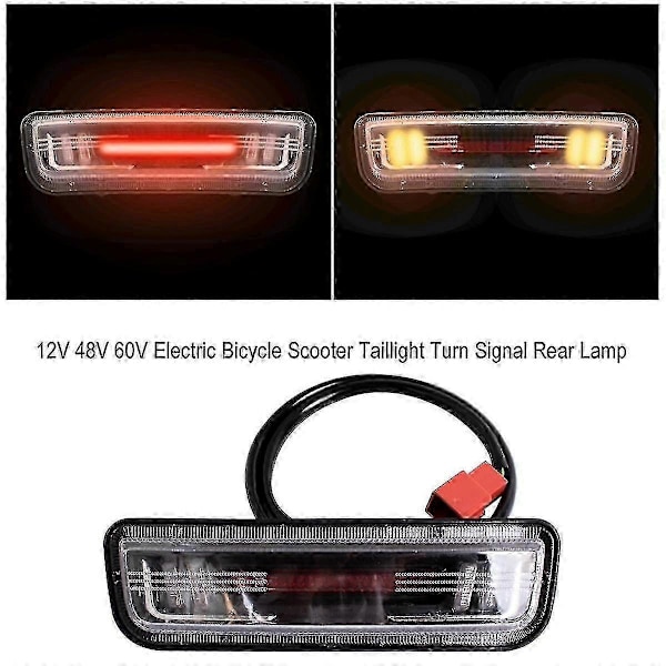 2025 60V Universell Signal Lampa Bakljus Blinkers Bromsljus för CItycoco Elektrisk Scooter Edition d
