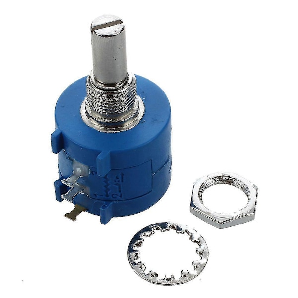 3590s-2-502l 5k Ohm 10-varvs Vridbar Trådlindad Precisionspotentiometer
