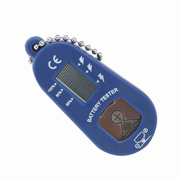 Høreapparat Batteritester LCD Display Nøglering Batterimåler