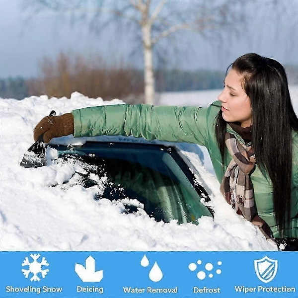 Isskrape for bil, snøfjerning for bilvindu, snøfjerning for bil, isskrape, snømåke, vindusvisker for snøfjerning og snøfjerning