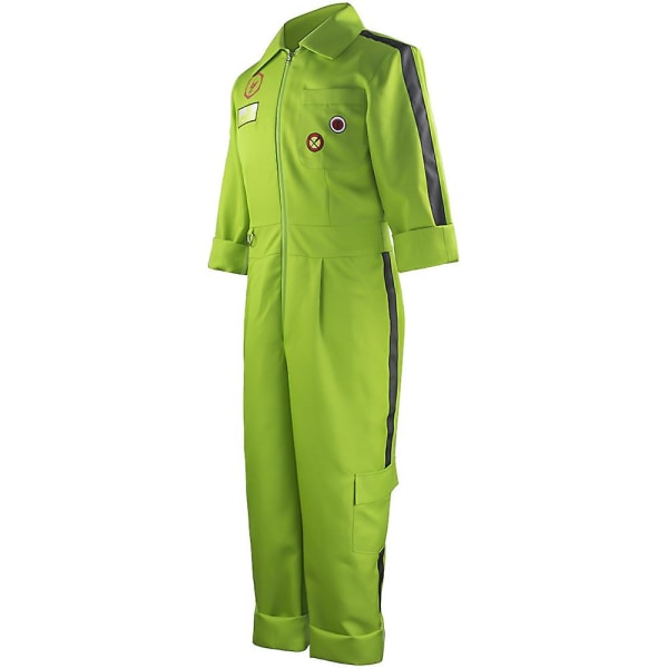 Spel Danganronpa 2 Kazuichi Souda Cosplay Jumpsuits Skoluniform Halloween Party Herr Toppbyxor One-piece Set Kostymer L Grön M