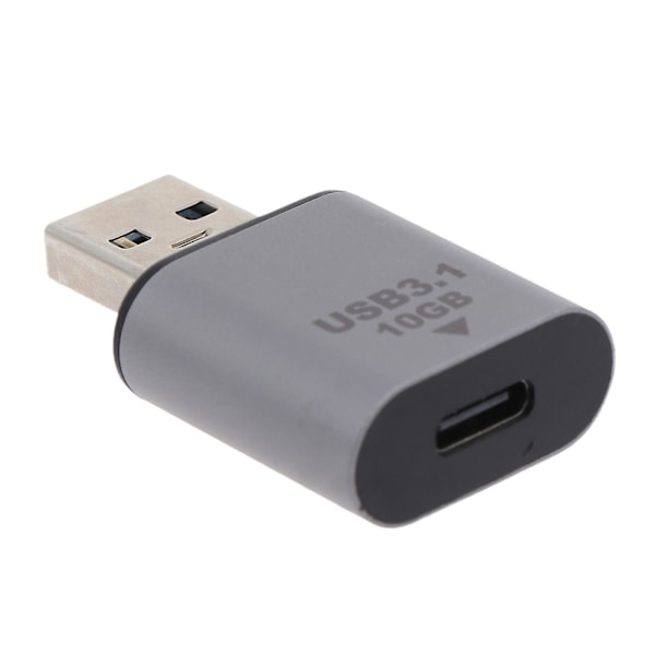 USB 3.0 til Type-C Konverter Dataopladning 10Gbps Datasynkroniseringsoplader Konverter
