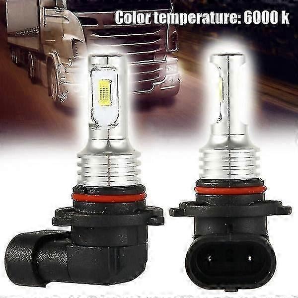 9005 Hb3 LED-frontlyspærer Kit Fjernlys 35w 4000lm 6000k Hvit